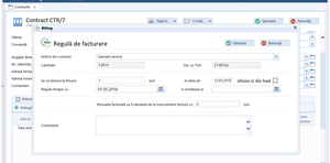 Facturare repetitivă servicii